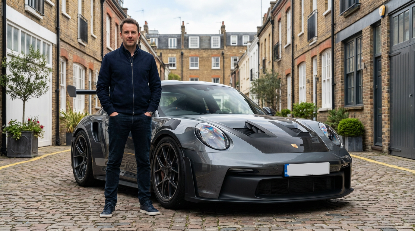 Supercar hire special moment